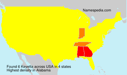 Surname Keyetta in USA Surname Keyetta in USA