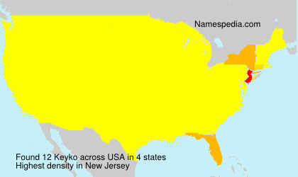 Surname Keyko in USA Surname Keyko in USA