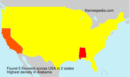 Surname Keynerd in USA Surname Keynerd in USA