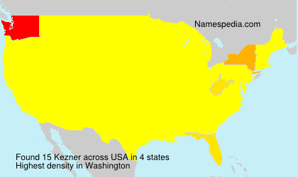 Surname Kezner in USA Surname Kezner in USA