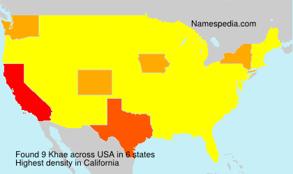 Surname Khae in USA Surname Khae in USA