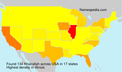 Surname Khairallah in USA Surname Khairallah in USA
