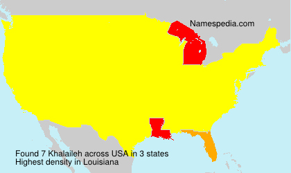 Surname Khalaileh in USA Surname Khalaileh in USA