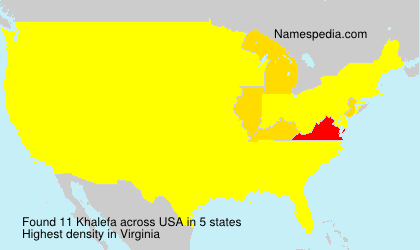 Surname Khalefa in USA Surname Khalefa in USA