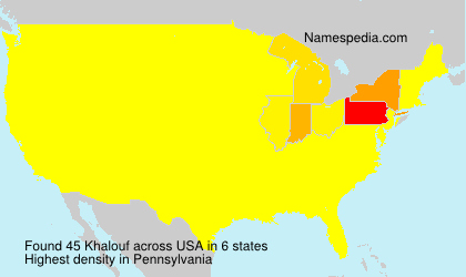 Surname Khalouf in USA Surname Khalouf in USA