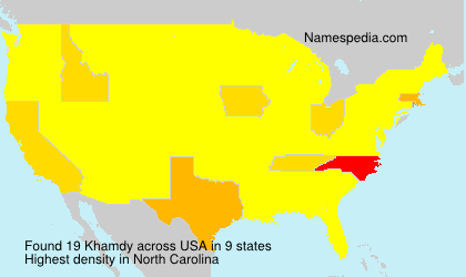 Surname Khamdy in USA Surname Khamdy in USA