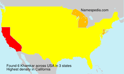 Surname Khamkar in USA Surname Khamkar in USA