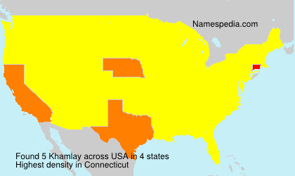 Surname Khamlay in USA Surname Khamlay in USA