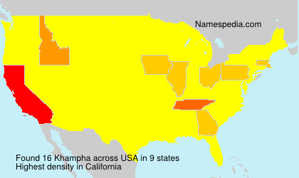 Surname Khampha in USA Surname Khampha in USA