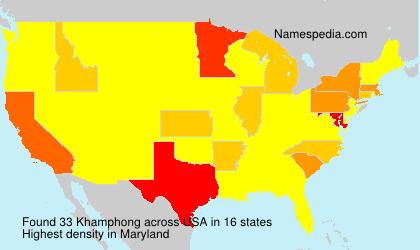 Surname Khamphong in USA Surname Khamphong in USA