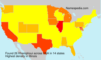 Surname Khamphoui in USA Surname Khamphoui in USA