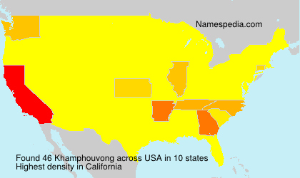 Surname Khamphouvong in USA Surname Khamphouvong in USA