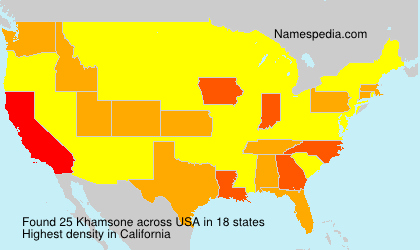 Surname Khamsone in USA Surname Khamsone in USA