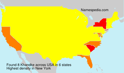 Surname Khandke in USA Surname Khandke in USA