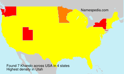 Surname Khando in USA Surname Khando in USA