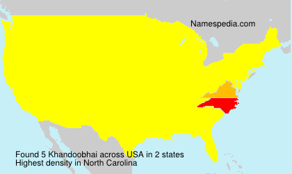 Surname Khandoobhai in USA Surname Khandoobhai in USA