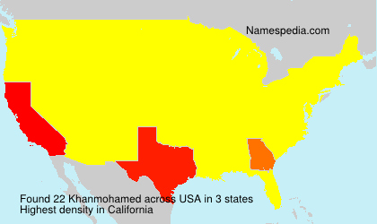Surname Khanmohamed in USA Surname Khanmohamed in USA
