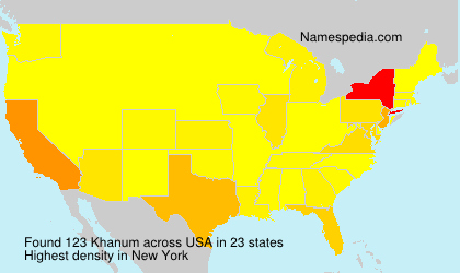 Surname Khanum in USA Surname Khanum in USA