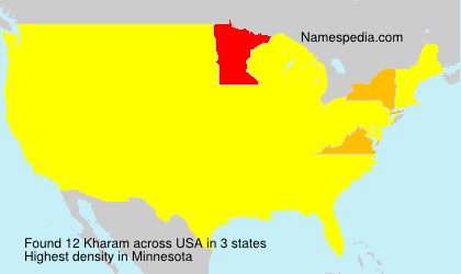 Surname Kharam in USA Surname Kharam in USA
