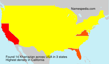 Surname Kharrazian in USA Surname Kharrazian in USA