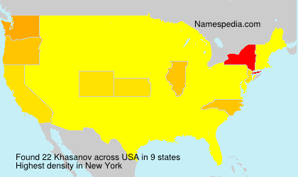 Surname Khasanov in USA Surname Khasanov in USA