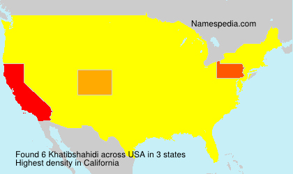 Surname Khatibshahidi in USA Surname Khatibshahidi in USA
