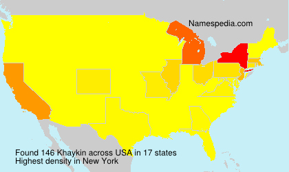 Surname Khaykin in USA Surname Khaykin in USA