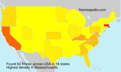 Surname Kheav in USA Surname Kheav in USA