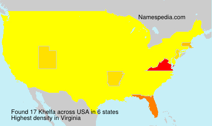 Surname Khelfa in USA Surname Khelfa in USA