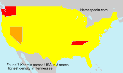 Surname Khemis in USA Surname Khemis in USA