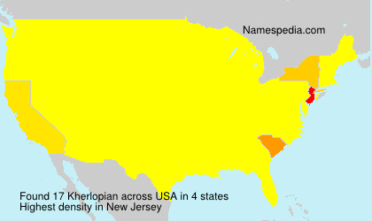 Surname Kherlopian in USA Surname Kherlopian in USA