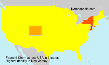 Surname Khern in USA Surname Khern in USA