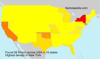 Surname Khezri in USA