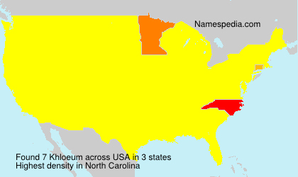 Surname Khloeum in USA Surname Khloeum in USA