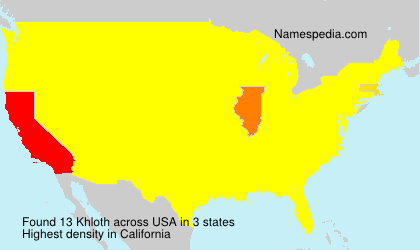Surname Khloth in USA Surname Khloth in USA