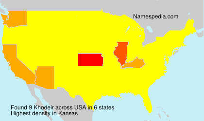 Surname Khodeir in USA Surname Khodeir in USA