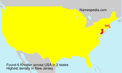 Surname Khodier in USA Surname Khodier in USA