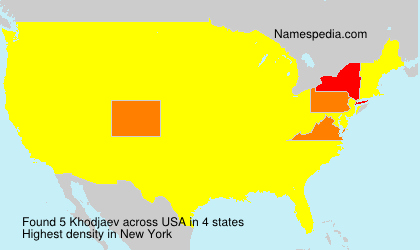 Surname Khodjaev in USA Surname Khodjaev in USA