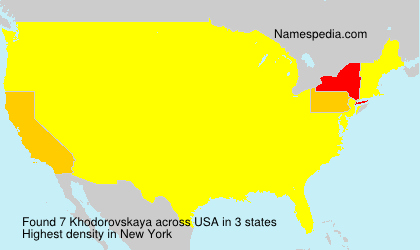 Surname Khodorovskaya in USA Surname Khodorovskaya in USA