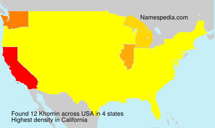 Surname Khomin in USA Surname Khomin in USA