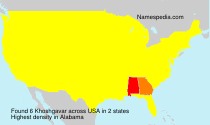 Surname Khoshgavar in USA Surname Khoshgavar in USA