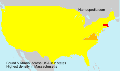 Surname Khraibi in USA Surname Khraibi in USA