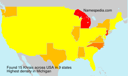 Surname Khrais in USA Surname Khrais in USA