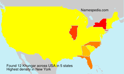 Surname Khungar in USA