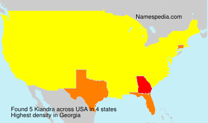 Surname Kiandra in USA Surname Kiandra in USA