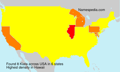 Surname Kiata in USA Surname Kiata in USA