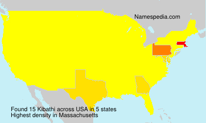 Surname Kibathi in USA Surname Kibathi in USA