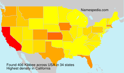 Surname Kibbee in USA Surname Kibbee in USA