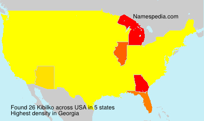 Surname Kibilko in USA Surname Kibilko in USA