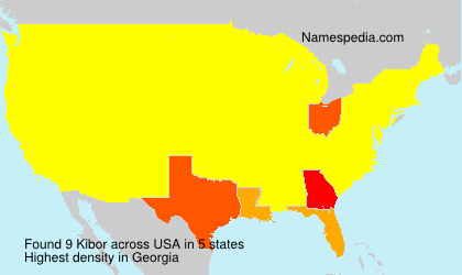 Surname Kibor in USA Surname Kibor in USA